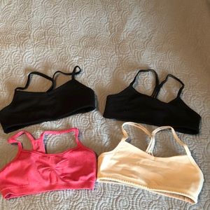 Girls athletic bras